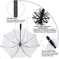 Paraguas de golf con apertura automática, paraguas impermeables a prueba de viento con techo doble extra grande de gran tamaño - details 147