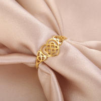 Anillo de Trébol Irlandés COOLTIME Joyería de Amuleto de Bruja para Mujeres - details 7