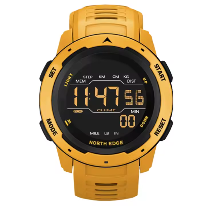 Reloj deportivo para hombre, reloj despertador con podómetro, resistente al agua, digital, militar, para estudiantes, nuevo producto - 1