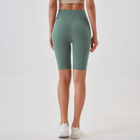 Hamidou-pantalones cortos de Yoga para mujer, mallas deportivas transpirables, de cintura alta, para entrenamiento y gimnasio - details 27