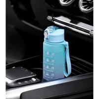 Botella de agua deportiva de 900ML con marcador de tiempo, taza a prueba de fugas, botella de agua portátil motivacional para deportes al aire libre, Fitness, sin BPA - details 3