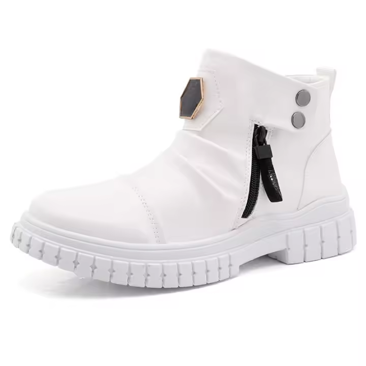 Botas Martin de punta redonda Primavera / Verano, zapatos de viscosa, botas de nieve marrones para hombre - 1