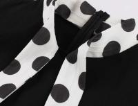 Elegante Vestido de Moda Retro de Tiempo de Verano-Otoño Hepburn Manga Larga, Cuello con Lazo, Estilo Rockabilly Sexy para Mujeres - details 4