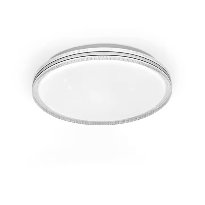 CBJKTX Lámpara de techo LED para dormitorio regulable con control remoto 30cm cristal 32W lámpara de cocina lámpara de pasillo - 1