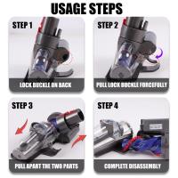 Mini cabezal de cepillo motorizado antienredos para Dyson V7 V8 V10 V11 V15, accesorios para aspiradora, cepillo para ácaros para sofás, camas, asientos de coche - details 4