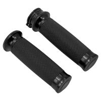 Manillar Universal para motocicleta, empuñaduras negras de 1 "para Harley y 25mm, Touring, Road King, Dyna, VRSC, Sportster XL, 883, 1200, XR, Softail - details 9