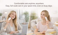ANLAN Masajeador de Puntos de Acupuntura RF, Diseño de Doble Cabezal y Doble Modo, EMS Alivia la Fatiga, RF+EMS Reafirmante de Piel, Dispositivo de Belleza para el Cuidado Facial, Carga Tipo-C para el Hogar y en Movimiento, Autocuidado para Rostro, Cuello - details 7