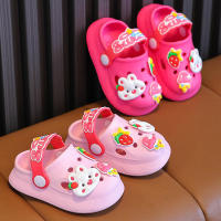 Sandalias para niñas, bebés de conejo antideslizantes con suelas suaves para uso interior de verano, zapatillas frescas de suela blanda para niños - details 7