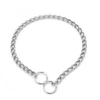 Collar de cadena de metal con correa de hierro inoxidable para adiestramiento de perros pequeños, medianos y grandes, Pitbull y Bulldog - details 1