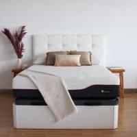 Tapizado Acolchado de Dormitorio Modelo Tablet Largo en Polipiel Blanco y Medida 180 x 125 cm para Camas - details 2