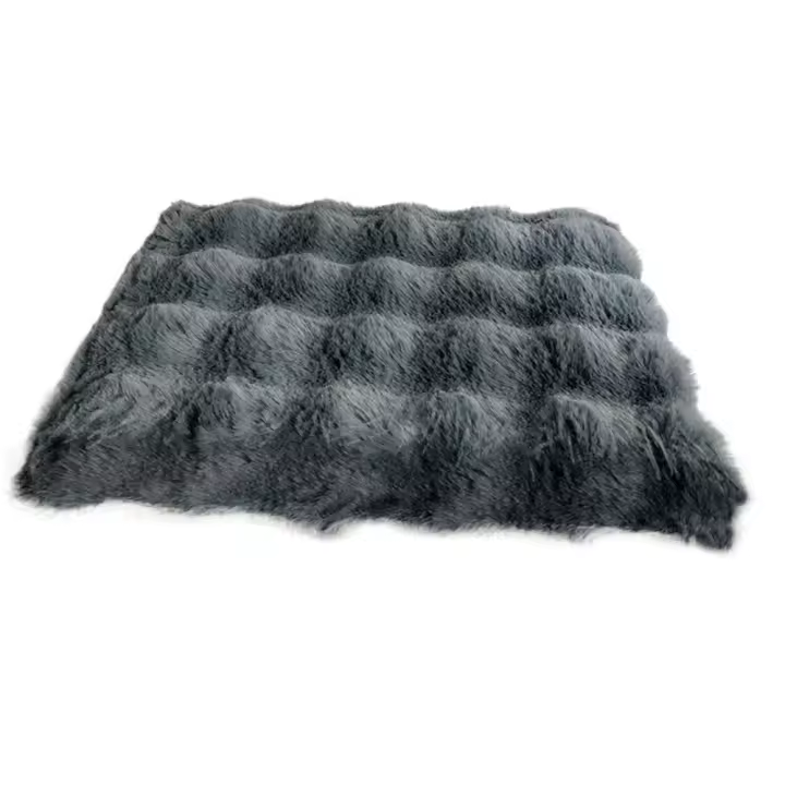 Estera de cojín para gatos, estera de lana de conejo para invierno, cama suave y gruesa, sofá para gatos, almohadilla para dormir, cómoda y cálida almohadilla de suelo de franela para gatos - 1