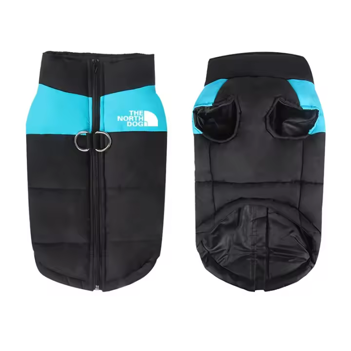 Ropa de invierno para perros de 8 tamaños, S-5XL para mascotas, chaleco Cálido impermeable para perros grandes, abrigos de esquí para gatos y cachorros, chaquetas Verdes/Rojas/azules/rosas - 1