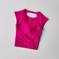 Top deportivo push-up para mujer, sexy, con espalda descubierta, para fitness, yoga, transpirable, para correr, gimnasio, para mujeres activas - details 4