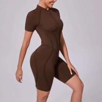 Monos Deportivos de Yoga Fiess Mangas Cortas, Espalda Abierta, Talla Única para Mujeres - details 38