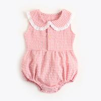 -Body de Algodón para Bebé y Niña, Sin mangas, Ropa de Verano, Lindo A cuadros, Princesa, Color Dulce - details 10