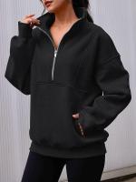 Sudadera cálida con cremallera para mujer estilo coreano Otoño-Invierno - details 4