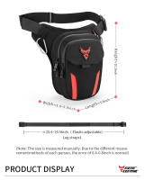Bolsa de Pierna de Motocicleta MOTOCENTRIC de Gran Capacidad Ligera, Impermeable, Resistente al Desgaste, Antideslizante, Red de Malla Transpirable - details 11