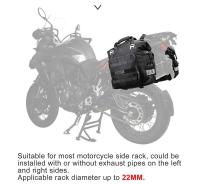 Rhinowalk-alforja lateral para Motor de motocicleta, 20L, 1 o 2 uds., Universal, impermeable, bolsa interior extraíble, alforja Lage - details 16