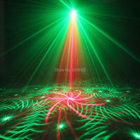 ESHINY Remote R&G Laser 24 Patterns Projector Effect Light Blue Led Bar DJ Dance Shop Holiday Disco Family Party Show T122D3 - details 9