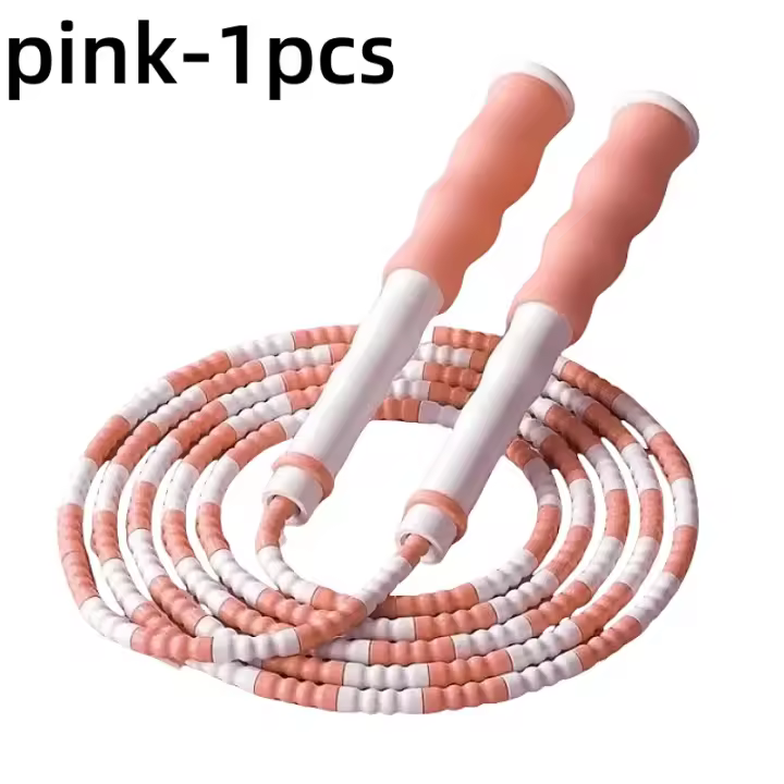 Cuerda de saltar de bambú 2,8M PVC Ideal para principiantes, adultos, niños Sin enredos - 1