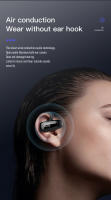 Auriculares deportivos inalámbricos con Bluetooth 5,2, cascos de negocios con gancho para la oreja, con pantalla LED, cancelación de ruido de graves HIFI y micrófono para juegos - details 2