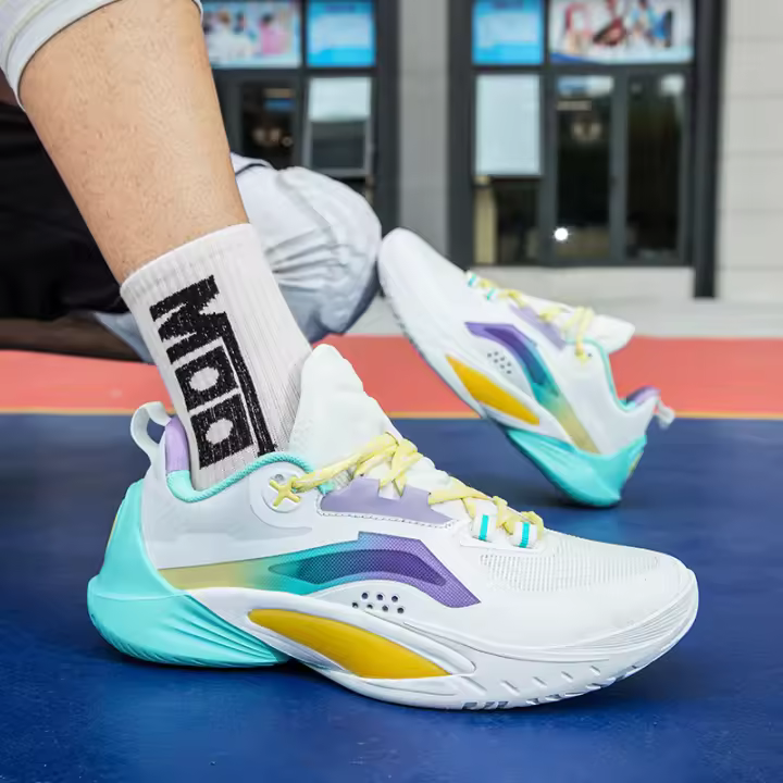 Novedad de verano, zapatos de baloncesto para hombres y mujeres, malla transpirable, moda versátil - 1