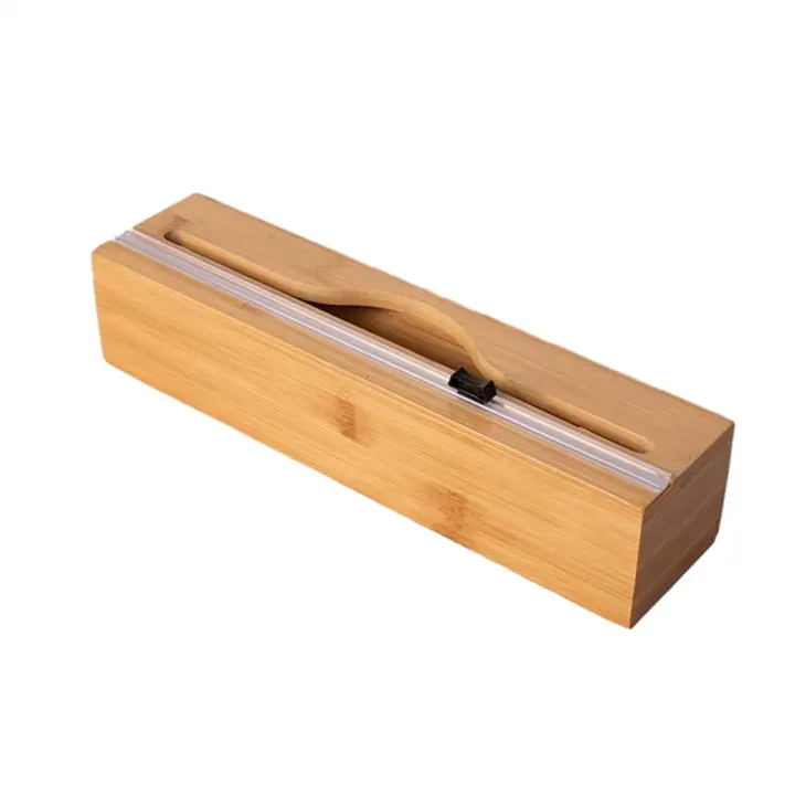 Dispensador de envoltura, papel encerado de aluminio y papel de estaño, dispensador de almacenamiento con cortador deslizante y etiquetas para cajón de cocina, 1 rejilla - 1