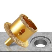 1 Abridor De Agujeros, Broca Para Amoladora, Broca Para Agujeros De Diamante Soldado, Brocas De Sierra Para Azulejos De Mármol, Abridor De Agujeros Para Lavabo, Taladro De Diamante - details 12