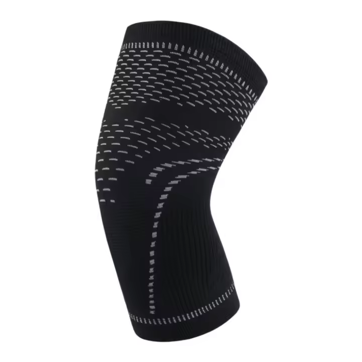 Rodilleras de nailon de imitación para Fitness, rodilleras resistentes al desgaste que absorben el sudor, rodilleras de compresión elásticas antideslizantes - 1