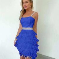 Vestidos de mujer nuevo vestido de fiesta sin mangas cuello hasta la rodilla corte Sexy Bo con correas moda de verano 2025 - details 6