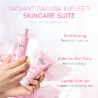 Kit Premium 6 en 1 de Cuidado Facial con Sakura Japonés - Suero + Crema Contorno Ojos + Limpiador Hidratante, Tratamiento Completo para Piel Radiante e Hidratada - LAIKOU - details 3