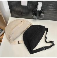 Riñonera de gran capacidad para mujer, bolsos de hombro tipo bandolera, riñonera informal, bolso sencillo para teléfono, riñonera de pana, bolso de plátano para mujer - details 24