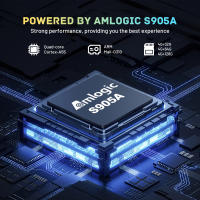 Android 14 TV Box HK1 RBOX X50 Amlogic S905A(S905X5M) 4GB 128GB 1000M LAN Wifi6 4K BT Control de Voz Mediaplayer Receptor de TV Digital - details 1