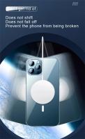 Para Magsafe fundas transparentes magnéticas para iPhone 15 14 13 12 11 Pro Max X XR Max 7 8 Plus carga inalámbrica cubierta de PC a prueba de golpes - details 9
