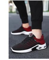 Zapatillas de Correr Profesionales para Hombres Ligeras de Malla Diseñadas por Artista con Cordones - details 14