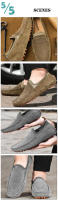 Mocasines transpirables de piel auténtica para hombre, zapatos informales, sin cordones, talla grande 38 ~ 49 - details 8
