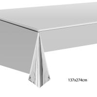 Mantel desechable para fiesta familiar, tela de Picnic con purpurina dorada, arreglo de decoración, venta al por mayor - details 2