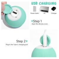 Juguetes Inteligentes Eléctricos para Gatos Bola de Silicona Movingia Interactiva Entrenamiento Automático Adecuado para Todas las Raças Origen China Uso Indoor/Outdoor - details 1