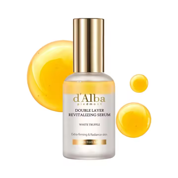 Sérum Revitalizante de Doble Capa de Trufa Blanca Italiana d'Alba Hidratación de 100hr, Ácido Hialurónico y Centella Asiática para Reafirmar y Estirar la Piel Cuidado de la Piel Coreano Duradero - 1