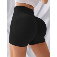 Pantalones cortos de impacto de cintura baja para mujer, pantalones cortos acanalados para entrenamiento, pantalones cortos de gimnasio, pantalones cortos de Yoga sin costuras - details 9