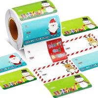 Pegatinas DIY 500 Uds etiquetas de sello para fiesta de Navidad, paquetes para hornear, decoración de papelería - details 11
