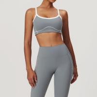 Sujetador deportivo ajustado desnudo, sujetador de Yoga con espalda grande en forma de U, Top de Fitness al aire libre para mujer - details 5