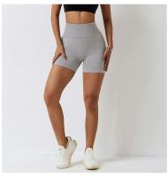 Ropa de Yoga de alta elasticidad para mujer, conjuntos cortos absorbentes, pantalones Push Up, pantalones cortos para correr y ciclismo, mallas Fiess - details 14