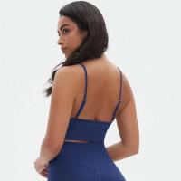 Top sin costuras Nylon de secado rápido Color sólido Adecuado para yoga y estiramientos Deportes profesionales - details 17