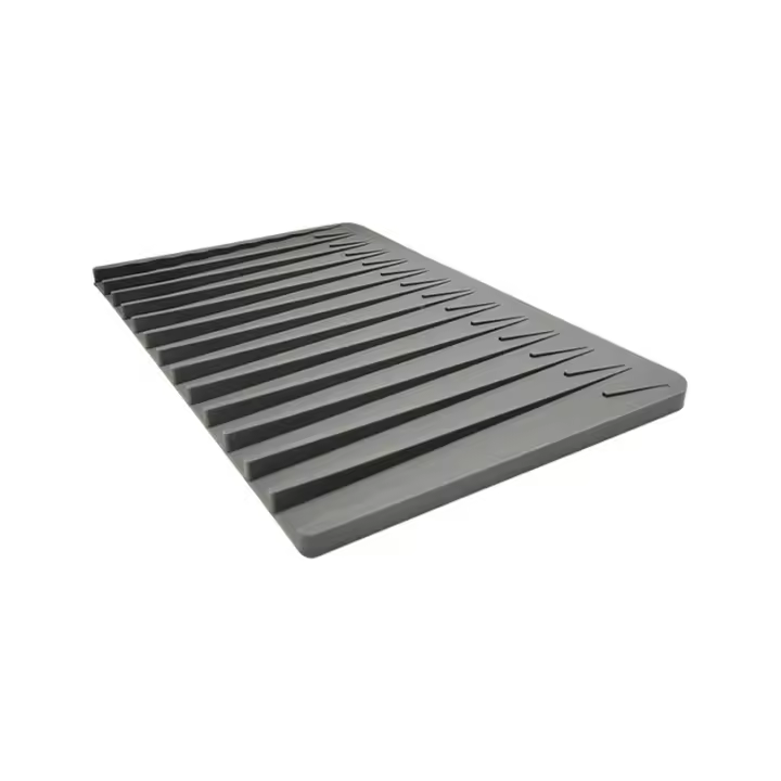 Alfombrilla de silicona grande para secado de platos, alfombrilla antideslizante para fregadero, tamaño 32,5x20cm, protección resistente al calor - 1