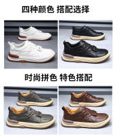 Cuero de vaca, cuero genuino, transpirable, versátil, deportivo, casual, zapatos para hombre - details 2