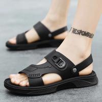 Nuevas sandalias 2025 de los hombres de verano de los hombres de la plataforma exterior desgaste playa antideslizante sandalias de doble propósito papá zapatillas resistentes al desgaste - details 15