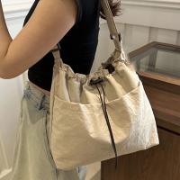 Bolso De Hombro Con Cordón A La Moda, Bolso De Mano Informal De Nailon De Viaje, Bolso Cruzado Impermeable De Gran Capacidad Para Mujer - details 7