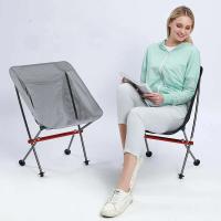 Silla plegable portátil para acampar, estructura totalmente de aluminio, compacta, con bolsa de transporte, senderismo al aire libre, pesca, mochila - details 5