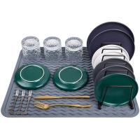Alfombrillas de Secado de Platos de Silicona Resistentes al Calor, Antideslizantes, Portaverduras para Cocina - details 0